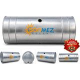 Sönmez Solar Güneş Enerjisi Yazlık 225 Lt Sıcak Su Deposu (Sadece Depo) (Açık Devre Doğal Akışlı) - gri