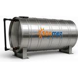 Sönmez Solar Silindirik Krom 1500 Lt Soğuk Su Deposu (Güneş Enerjisine Uyumlu) - Chrome 1500L