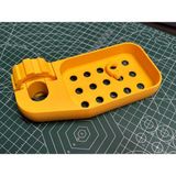 Sonmez Store Duş Rayı Sabunluğu, Banyo Sabunluğu, Duşakabin Rafı, Boru Çapı Seçiniz, Sağ Montaj - Sarı - Boru Çapı : 18mm