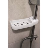 SONMEZSTORE DUŞ RAYI, DUŞ BORUSU SABUNLUĞU, BANYO SABUNLUĞU, DUŞAKABİN-BANYO RAFI-20mm BORU ÇAPI-SOL MONTAJ
