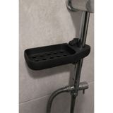 SONMEZSTORE DUŞ RAYI, DUŞ BORUSU SABUNLUĞU, BANYO SABUNLUĞU, DUŞAKABİN-BANYO RAFI-25mm BORU ÇAPI-SOL MONTAJ