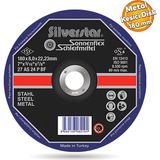 Sonnenflex Metal Kesici Taş Disk Taşlama Spiral Demir Kesme Diski 180X8.0x22.23 Mm