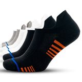 SONNORS 6 Çift Spor Sneaker Kadın Erkek Çorap - Organik Pamuk Patik Spor Çorabı - Yazlik Kısa Çorap Dikişsiz Rahat Kalıp - Gri beyaz Siyah