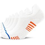SONNORS 6 Çift Spor Sneaker Kadın ve Erkek Beyaz Çorap - Organik Pamuk Patik Spor Çorabı - Kısa Çorap Dikişsiz Rahat Kalıp - Beyaz 43-46