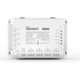 Sonoff 4ch Pro R3 Wi-Fi Akıllı Anahtar 4 Kanal Din Ray Montaj Ev Otomasyonu, Kendinden Kilitleme/kil - Standart