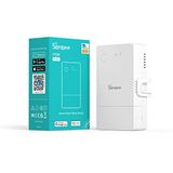 SONOFF Elektrik sayacı, şapka rayı, Wi-Fi 1 fazlı, akıllı enerji sayacı, güç tüketimi ölçümü ve aşırı yük koruma fonksiyonlu, DIN raylı WiFi enerji monitörü 16 A/4000 W, Alexa/Google Home ile uyumlu