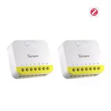 Sonoff Mini-Zb2gs-L Duo Nötrsüz Zigbee 2 Kanallı Akıllı Röle 2 Adet