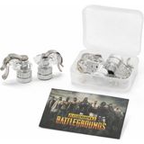 Sonora Onora Pubg Mobil Tetik Tuşu (2 Adet) + Parmak Eldiveni (2 Adet) | Hassas Nişan Gaming Seti - Gümüş Grisi