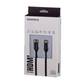 Sonorous 1130 3 m HDMI HDMI Siyah kablo HDMI