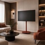 Sonorous Sonorous Fs 100 Dgr Metal Tv Televizyon Sunum Proje Sehpası 65'' - Kiremit - Tekerlekli