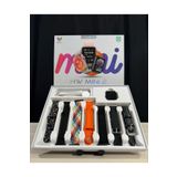 SONREİR HW Mini 2 Smart Watch 41mm 7 Kordonlu Siyah Kadın Akıllı Saat iPhone Huawei Oppo Uyumlu 8,9,10
