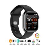 SONREİR Watch 8 45mm Spor 2 Kordonlu Siyah-Beyaz Amoled Ekran Akıllı Saat İphone Huawei Xiaomi Uyumlu 7-9