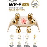 Sonreir Wr-8 Pro Isıtmalı Şarjlı Masaj Aleti Kablosuz Boyun Omuz Sırt Bacak Derin Doku Masaj Cihazı - Bej