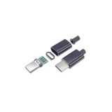 SONREYON 5 Adet Type-c Şarj Soketi 24 Pin (siyah Renk )