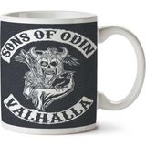 Sons Of Odin - Valhalla Chapter Iki Tarafı Baskılı Kupa Bardak