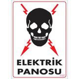 Sönsan Uyarı Levhaları Elektrik Panosu Pvc 25*35