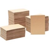 Sonsuz Ambalaj 10 Adet Kraft 80X110 Oluklu Mukavva Karton 3mm Maket Kartonu - Ödev Kartonu - Tuval Kartonu