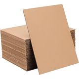 Sonsuz Ambalaj 5 Adet 90*100 Oluklu Mukavva Karton 3 mm Maket Kartonu - Ödev Kartonu - Tuval Kartonu - 1 Adet