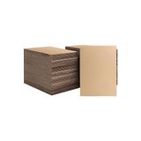 Sonsuz Ambalaj Kraft 55x45 Oluklu Mukavva Karton (6'LI PAKET) 3mm - Puzzle Kartonu - Proje Kartonu - Tuval Kartonu