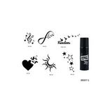 Sonsuz Kalpler Spray Tattoo Geçici Sprey Dövme Seti