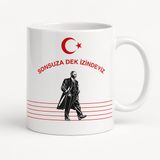 Sonsuza Dek İzindeyiz – Atatürk Tasarımlı Kupa Bardak