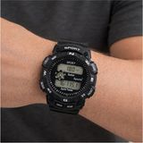 Sonsuzsaat Erkek Su Geçirmez Spor Siyah Alarm Kronometre Şafak Sayar Outdoor Dayanıklı Asker Kol Saati