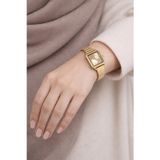 Sonsuzsaat Minimal Kare Kasa Gold Kadran Roma Rakamlı Genç Kız Kadın Kol Saat