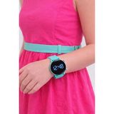 Sonsuzsaat Mint LED Dijital Kol Saati Silikon Kordonlu Unisex Modern Spor Kadın Erkek Saat Şık Minimal Pro Yeni - Yeşil