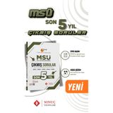 Sonuç Yayınları 2026 MSÜ Çıkmış Soru Tıpkı Basım (2025-2024-2023-2022-2021 Yıllarına ait tüm sorular) Video Çözümlü