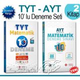 Sonuç Yayınları TYT AYT Matematik 10Lu Deneme 2020 Seti 2 Kitap - Kolektif