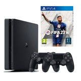 Sony 2. Ps4 Kol + Ps4 Fifa 23 Siyah Slim 500 GB Playstation 4