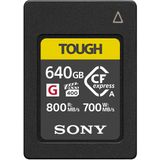 Sony 640GB Cfexpress Type A Tough Hafıza Kartı (CEA-G640T)
