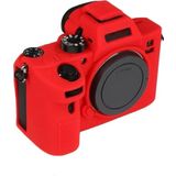 Sony A7 IV Silikon Koruma Kılıfı - Kırmızı