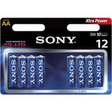 Sony Alkalin 12 Aa Kalem Pil 12 Adet Sony Stamina Plus Pil