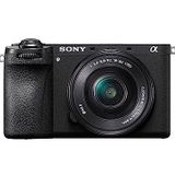 Sony Alpha 6700 aynasız APS-C dijital kamera, 16-50 mm Power Zoom objektif, AI tabanlı otomatik odaklama, 5 eksenli görüntü sabitleme, 4K 120p video, eğilebilir dokunmatik ekran, web kamerası
