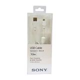 SONY CP-AB150 Orjinal Hızlı Şarj Micro Usb Data ve Şarj Kablosu - Beyaz