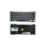 Sony İle Uyumlu Vaio Vgn-Sr480j/H, Vgn-Sr490, Vgn-Sr490d Notebook Klavye Gumus Gri Tr