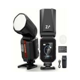 Sony Neewer Z3R-C Canon Uyumlu 100W Yuvarlak Kafa Akülü Tepe Flaşı