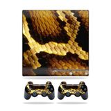 Sony Playstation 3 PS3 Slim Skins + 2 Controller Skins Sticker Python ile Uyumlu MightySkins Kaplama