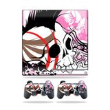 Sony Playstation 3 PS3 Slim Skins + 2 Controller Skins Sticker Skull Hawk ile Uyumlu MightySkins Kaplama