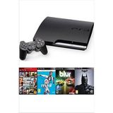 SONY Playstation 3 Slim 500 GB Kablosuz Kol ile 2 Adet ve 50 Dijital Oyun Garantili Teşhir Ürünü