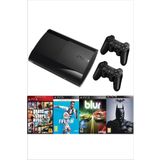Sony Playstation 3 Süper Slim 500 Gb + 2 Kablosuz Kol + 55 Dijital Oyun