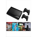 Sony Playstation 3 Süper Slim 500 GB Oyun Konsolu 2 Kablosuz Kol ve 55 Dijital Oyun ile Sürükleyici Deneyim