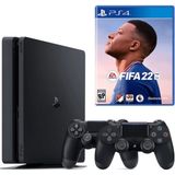 Sony Playstation 4 Slim 1TB + 2.Dualshock + Ps4 Fifa 2022
