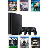 Sony Playstation 4 Slim Kasa 500 Gb+Yenilenmiş+2. Ps4 Kol + 6 Dijital Oyun Hediye