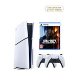 Sony Playstation 5 1 Tb Slim Cd Edition Oyun Konsolu + 2. Ps5 Kol + Ps5 Call Of Duty Black Ops 7 - Beyaz