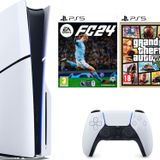 Sony Playstation 5 1TB Slim CD Edition Konsol+PS5 GTA5+PS5 Fifa 24 Oyunu