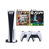 Sony Playstation 5 825 GB - Türkçe Menü + PS5 2. Kol + PS5 Fifa 24 + PS5 Gta 5