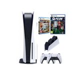 Sony Playstation 5 Cdli Standrt + 2.Kol Dualsense + Şarj İstasyonu +Gta V+ Ps5 Fc26 (İthalatçı Garantili)