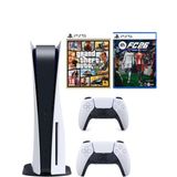 Sony Playstation 5 Diskli Oyun Konsolu - 2. Dualsense Kol - Ea Sports Fc 26 - Gta 5 Ps5 Oyun (İthalatçı Garantili)